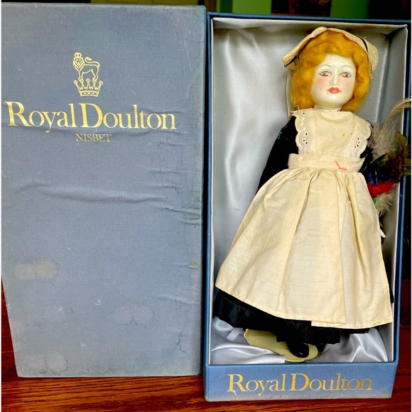 Vintage Royal Dalton Nisbet Saturday’s Girl with tag - Picture 1 of 2